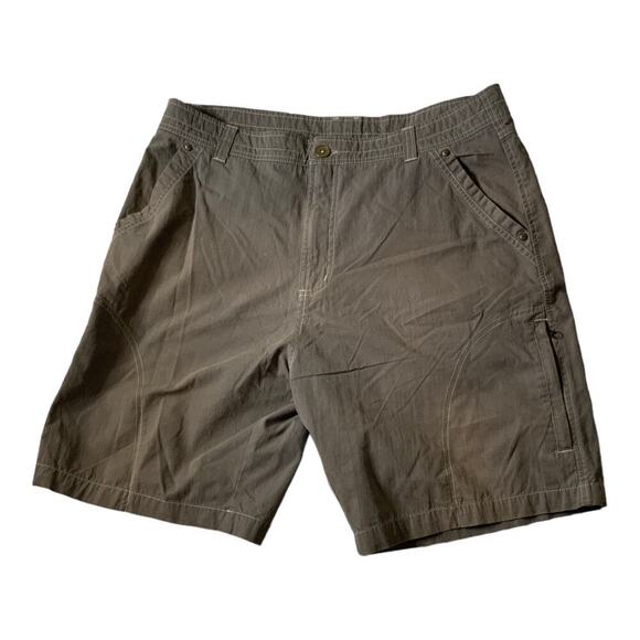 Pacific Trail Terrain Short Size 36 Gray Zipped Cargo Pockets Hiking Outdoor - Picture 3 of 7